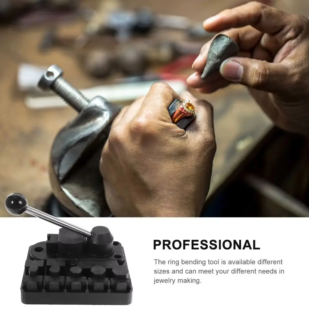 

Wooden Base Metal Ring Bending Machine Precision Plastics Jewelry Making Tool Simple Operation Measuring Guides
