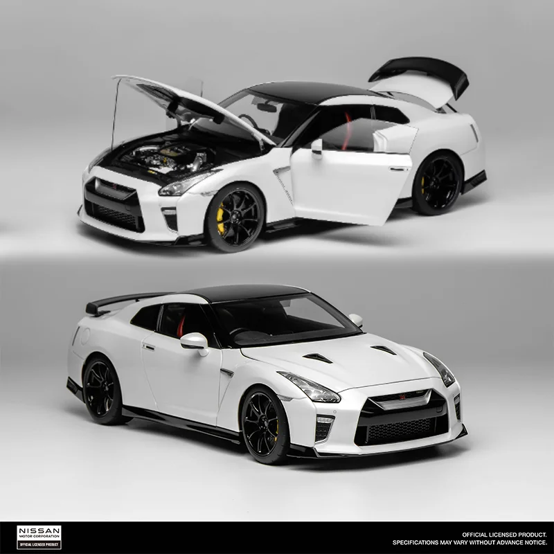 جديد في المخزون Motorhelix 1:18 Gtr R35 Tspec محاكاة سبيكة مصغرة يموت الصب افتتاح كامل نموذج سيارة ألعاب مخصصة الهدايا حلية