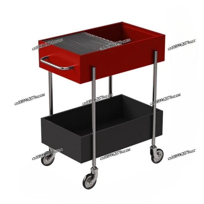 Small Cart Multi-layer Second-hand Large Storage Rack Movable Sofa Side Dopamine Snack Storage Rack