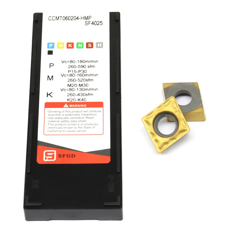 Ccmt060204 Hmp Ccmt09t304 Mp Cccmt120404 Cnc Interne Draaigereedschap Carbide Inzetstuk Ccmt060208 Draaibank Tool Ccmt