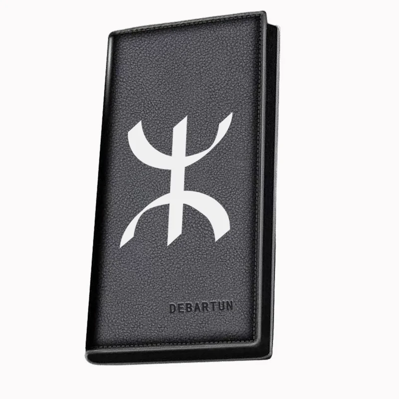 Abstract Symbol Winged Up Down Men's Long Wallets Business Stylish Printing Design Casual Use Christmas Valentine's Father's Day