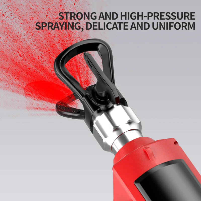 Electric 21V Lithium Battery Airless Spray Machine Gun Brushless Motor New Capacity DIY Grade Customizable Paint Coating Latex