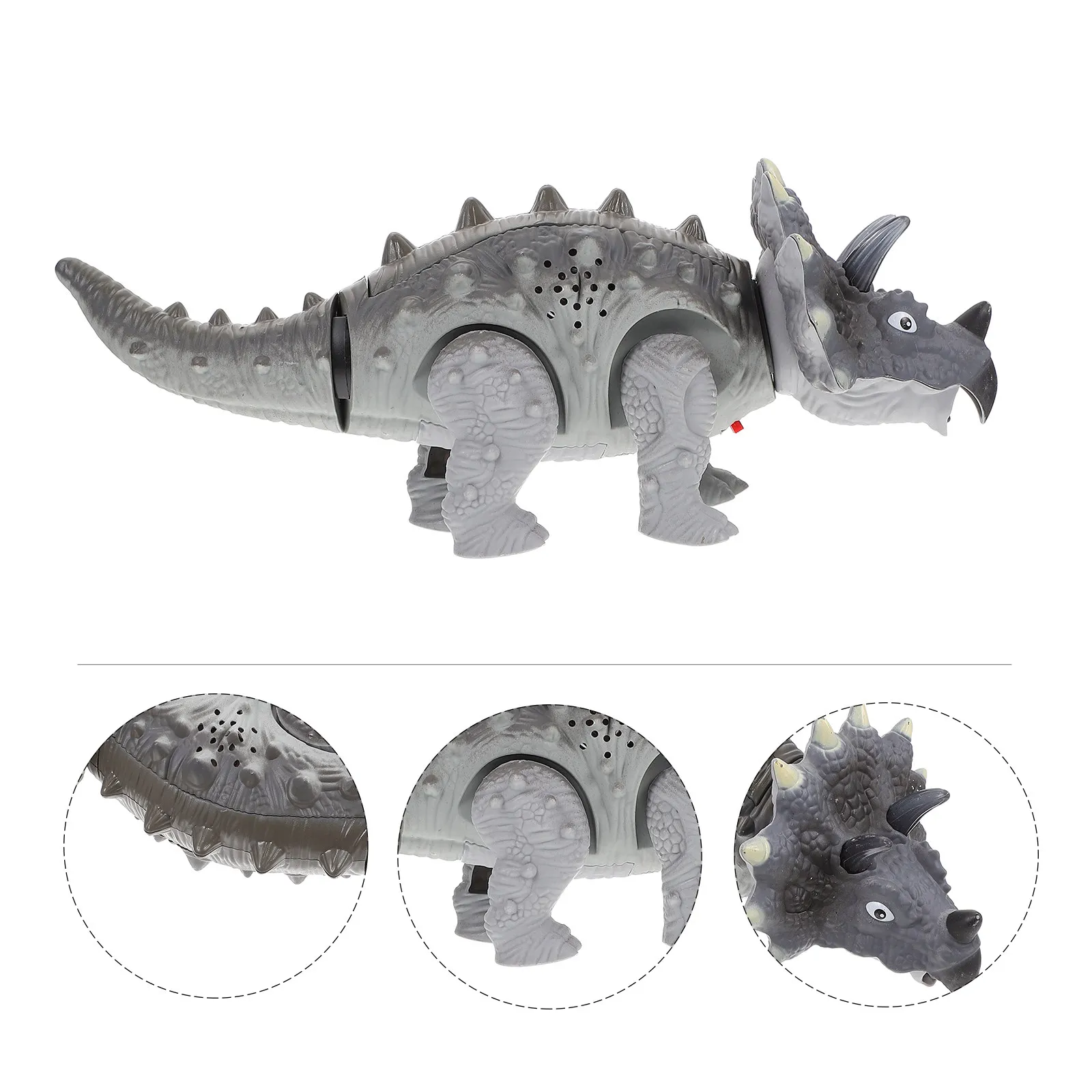 

1Pcs Electric Dinosaur Luminous Walking Voiced Plaything for Kids Early Learning Recognition Fun Universal Dinosaurs Toy
