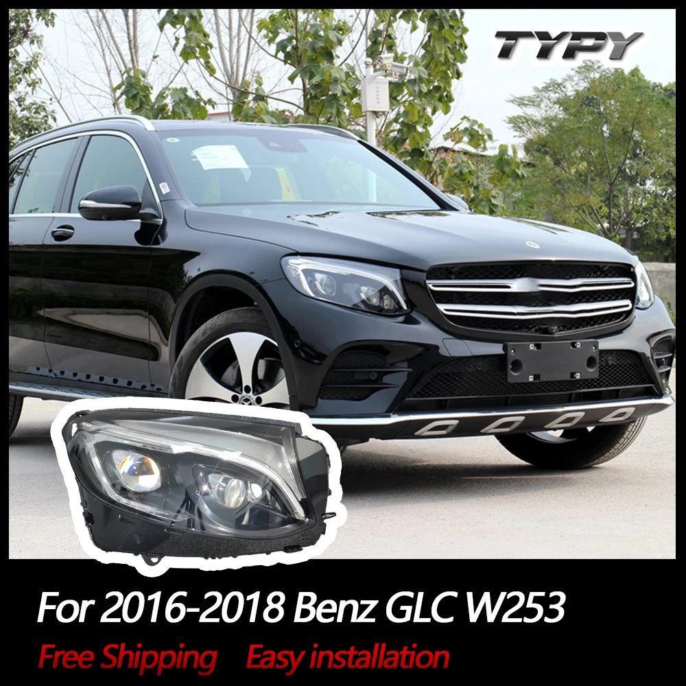 

Новая лампа для освещения Benz GLC W253 2016-2018, дневные ходовые огни с указателями поворота