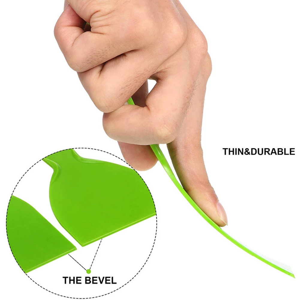 Raschietto Raschietto in plastica Vasca da bagno WC Miscelatore per mastice in plastica Skimmer Spalmatore per vernice 1 PC 2/4/6/8/10 pollici Riempimento Verde