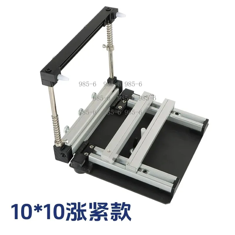 Manual Solder Paste Stencil Printer, 10*10cm Steel Workbench for PCB Printing