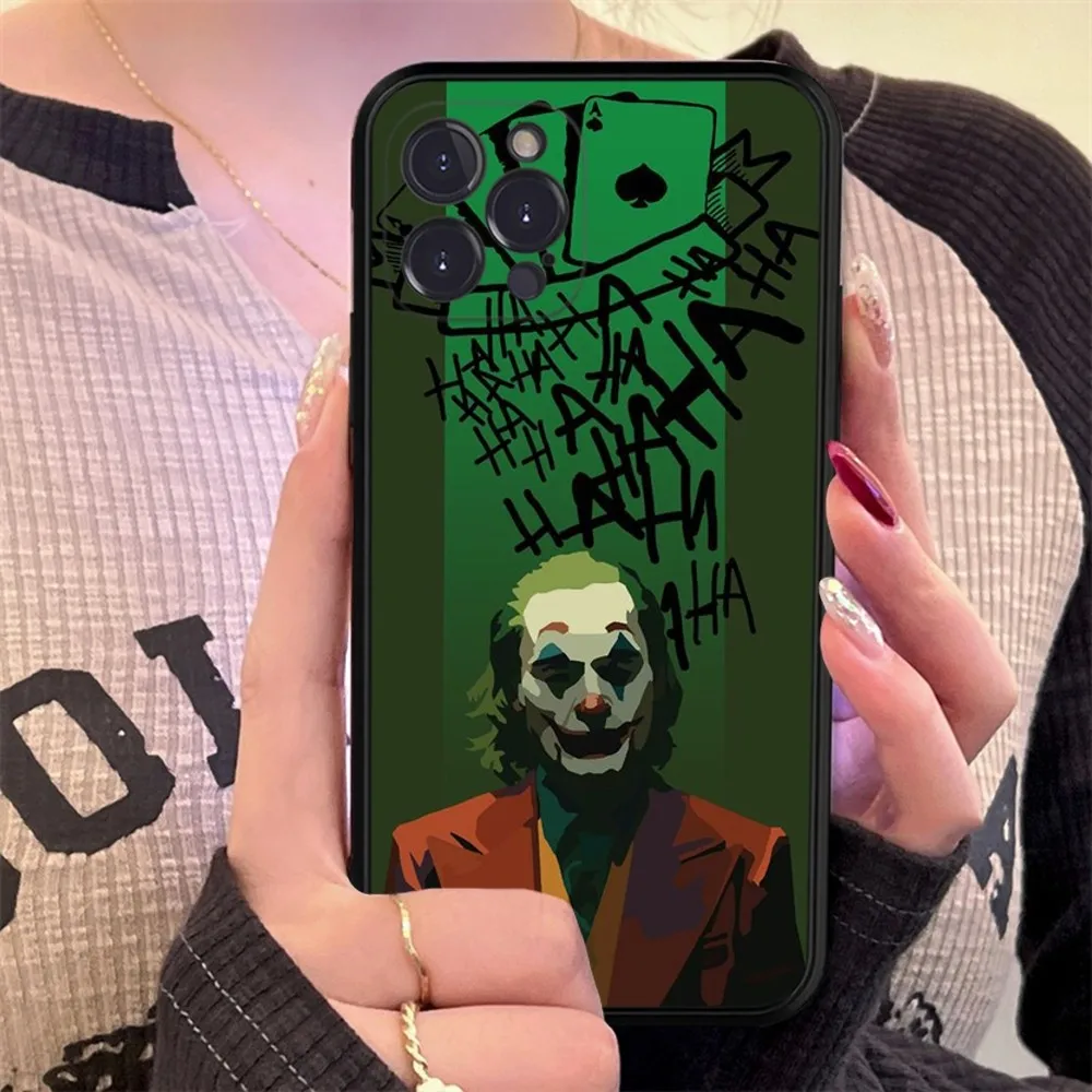 Alfombrilla de ratón de payaso m-film j-jokers para iPhone 15 14 11 12 13 Mini Pro XS Max, Funda 6 7 8 Plus X XR SE 2020