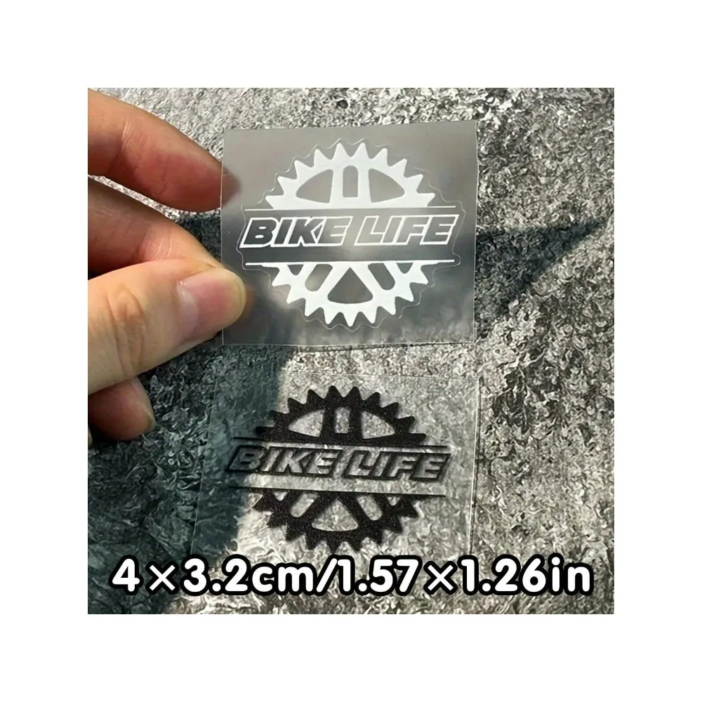 2-pack, Bicycle Life Vinyl Decal - Waterproof Graphic Sign - Self-adhesive - Sports and Automobile Theme