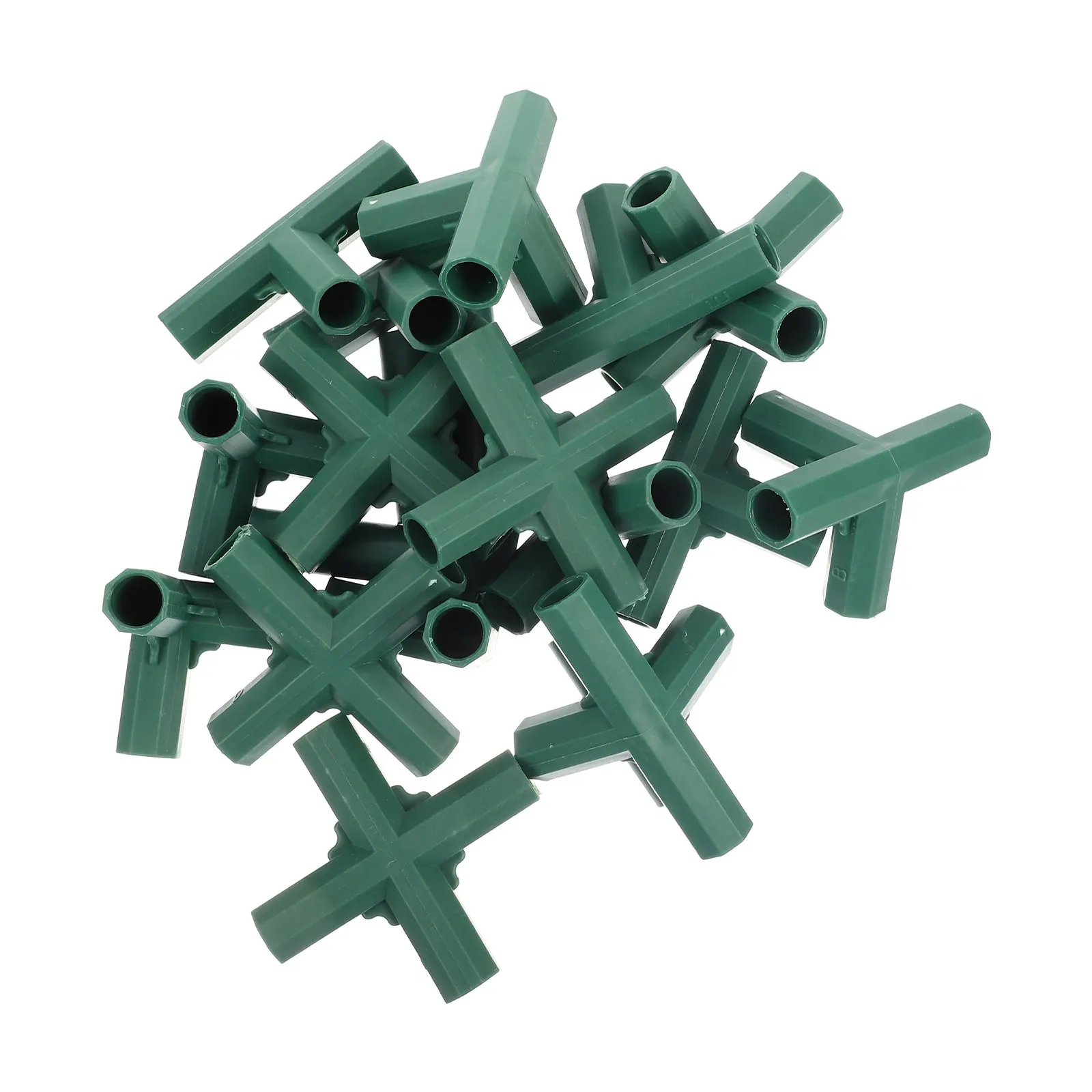 20pcs Greenhouse Connector 16mm Pipe Joints Gardening Frame Connectors Pillar Joints Tube Fittings Strong Flexibility Simple
