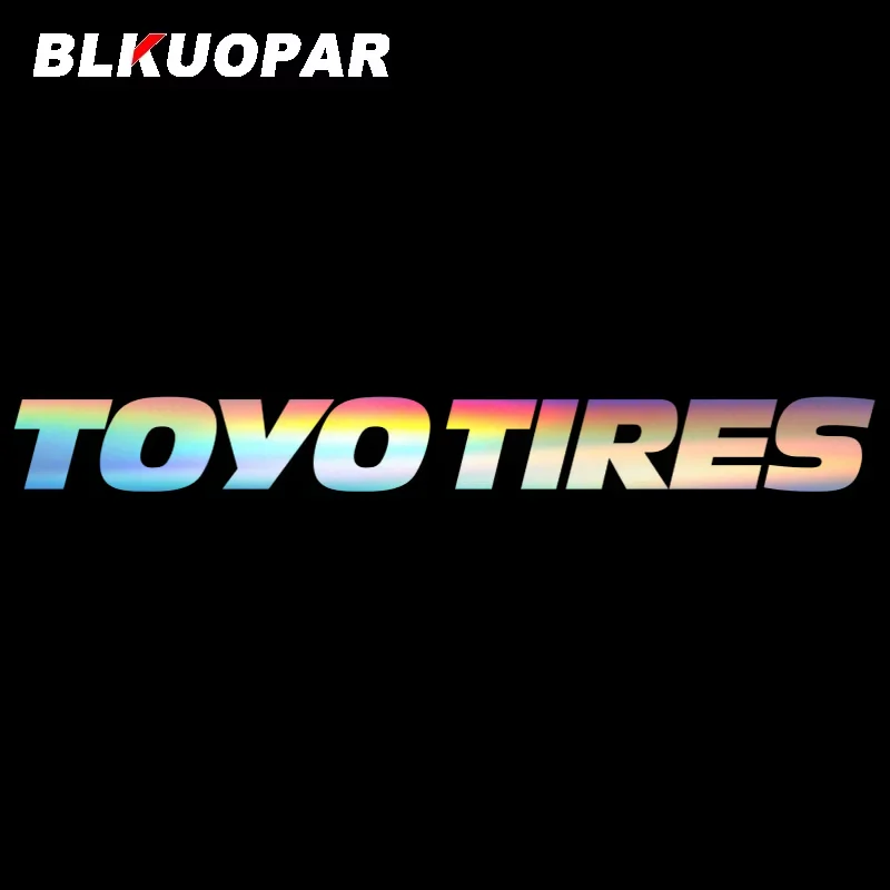 BLKUOPAR for Toyo Tires Car Stickers Creative Waterproof Sunscreen Decals Scratch Proof Personality Windshield Car Accessories