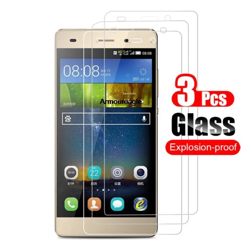 

3pcs tempered glass for huawei p8 lite 2015 screen protector guard on for huawei p8lite protective film 9h anti scratch glass