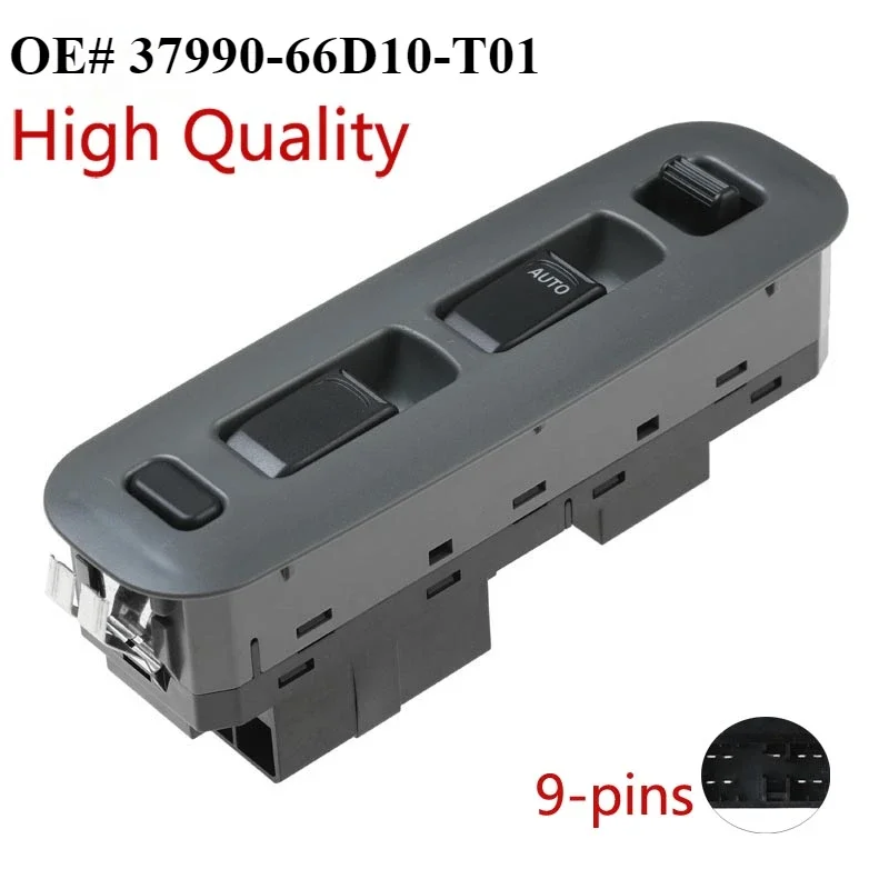 

37990-66D10-T01 Power Window Switch For Suzuki Grand Vitara XL-7 1999-2006 3799066D10T01 37990 66D10 T01 Auto Part