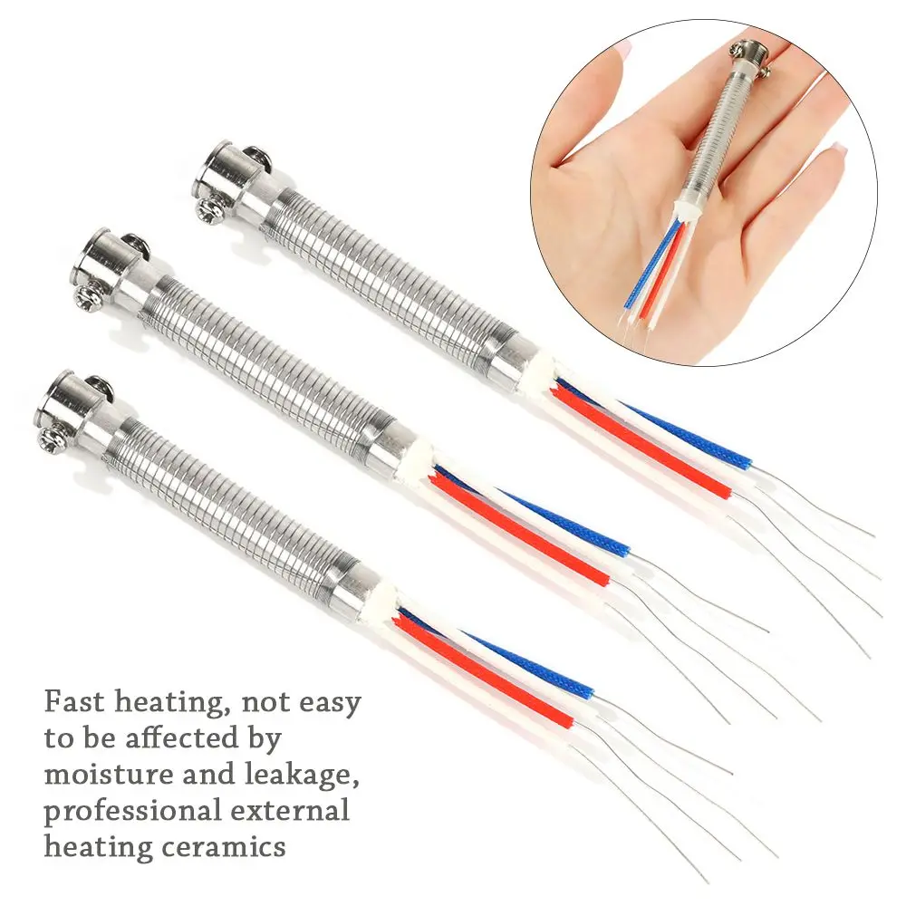 1/2/5pcs NO.905C/905D 4 Wire Adapter Metalworking accessory Weld Equipment Heating Element Soldering Iron Ceramic Heater Core