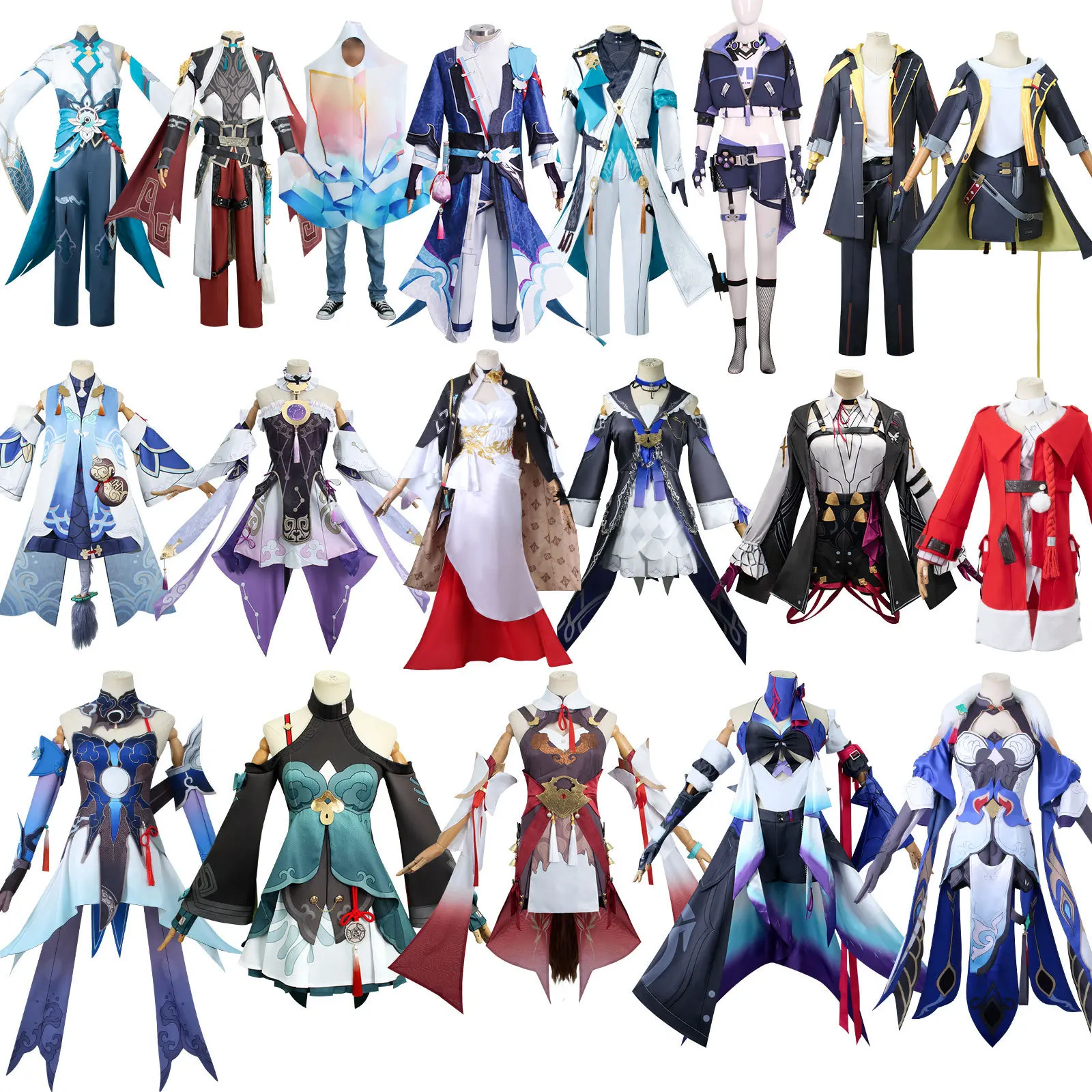 

Collapse Star Dome Railway Cos Actor Pioneer Men's Cosplay Clothing Anime Game Same Suit