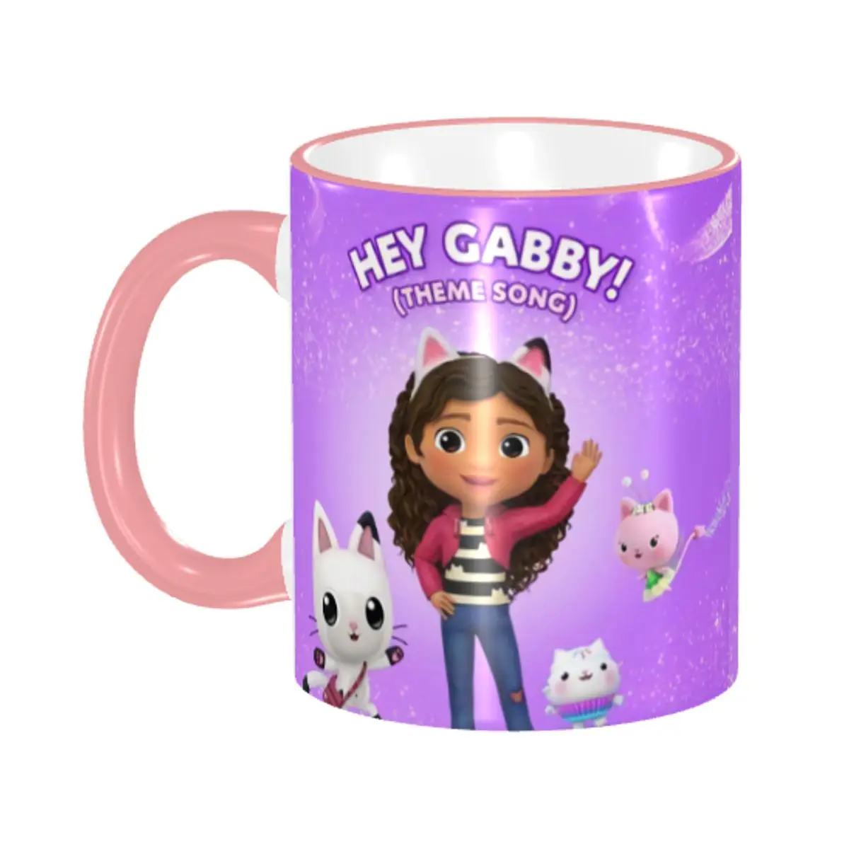 

Personalized DIY G-Gabbyes D-Dollhouses Cartoon Ceramic Mugs Mercat Mermaid Coffee Cups Creative Present