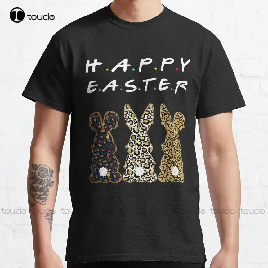 Womens Easter Day Cute Bunny Rabbit Leopard Pattern - Dj Bunny In Da House Rabbit Funny Easter - Did   Classic T-Shirt Xs-5Xl