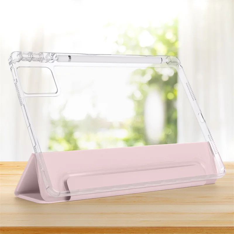 Etui Funda For Honor Pad X8a z uchwytem na rysik, trzyczęściowe, skórzane, z akrylowym tyłem, twarda obudowa na Honor Pad X8a X8b, Coque 11 cali — zdjęcie produktu 6