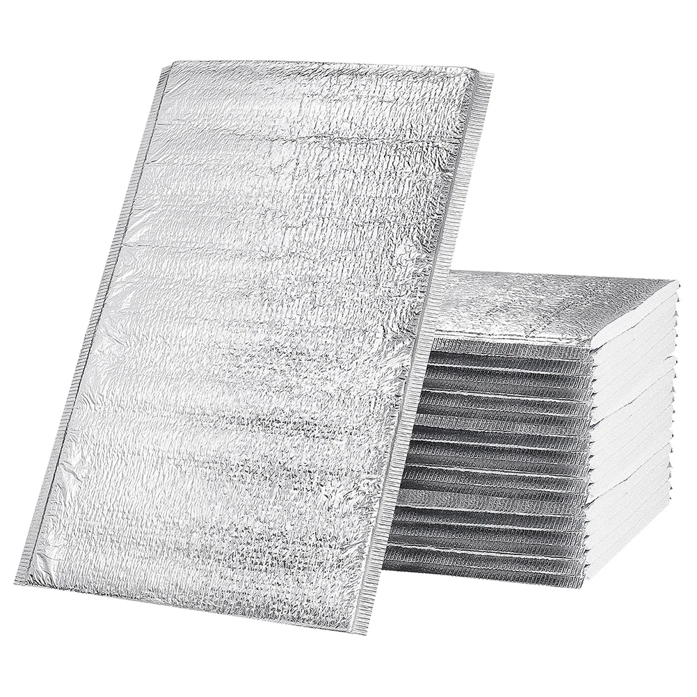 

25 Pcs Aluminum Foil Insulation Bag Household Insulated Pouch Thermal Food Portable Convenient Camping Supply Lunch