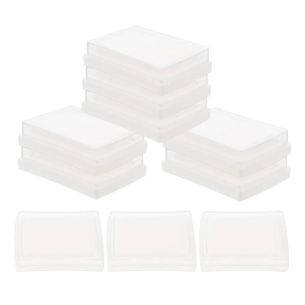 15 قطعة منصات الحبر فارغة إعادة الملء عالية الكثافة الإسفنج الحبر ختم منصات للحرف مكتب بصمة ختم الفن Inkpad لختم #6