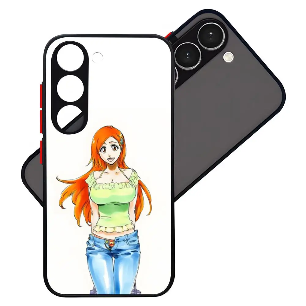 B-Bleach O-Orihime Phone Case For Samsung S26 S25 S22 S24 S23 S21 FE Plus Ultra Skin Feel Bumper Case view 5
