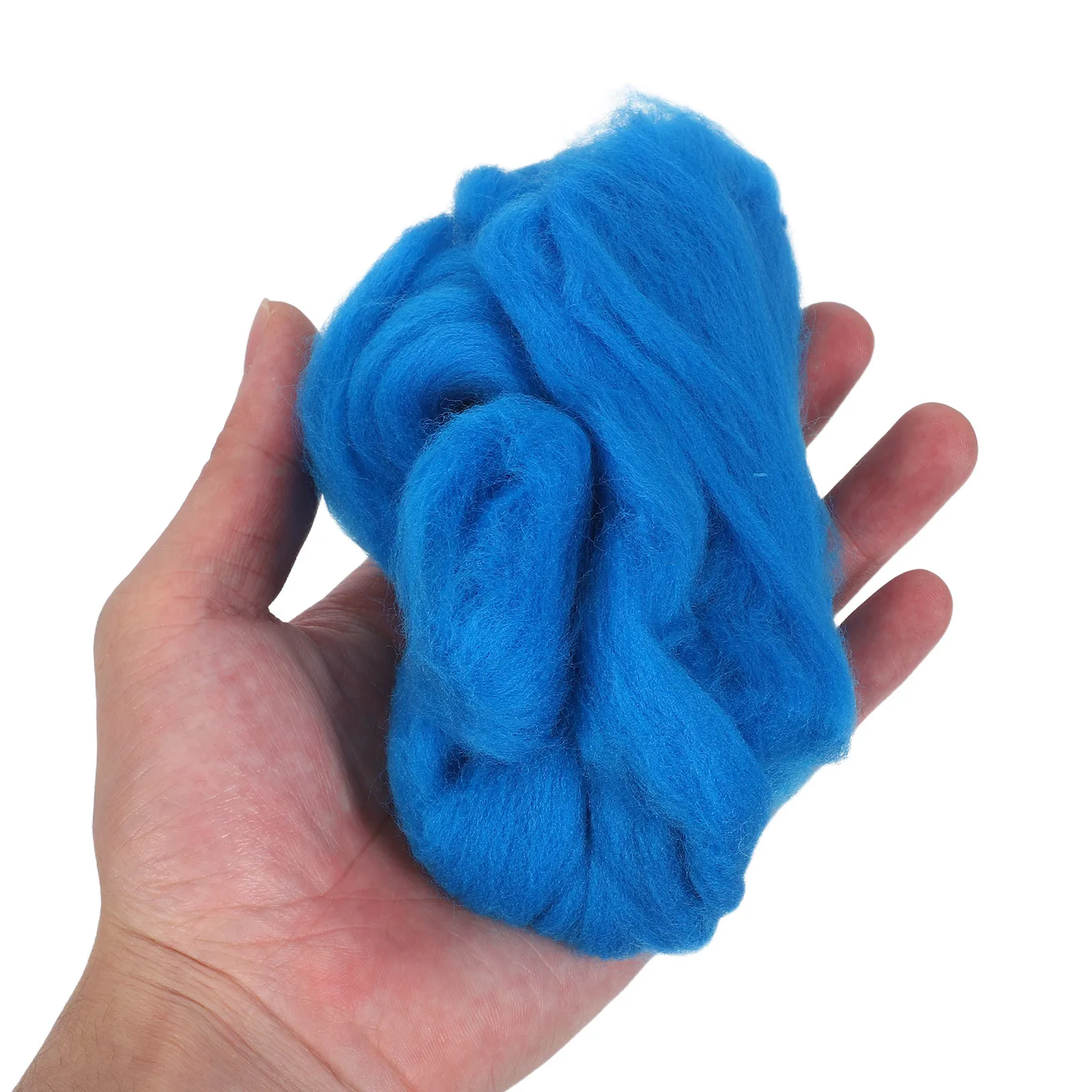 

100G Needle Felting Wool Roving Natural Raw Merino Fiber for Craft DIY Projects Handmade Felt Art Supplies