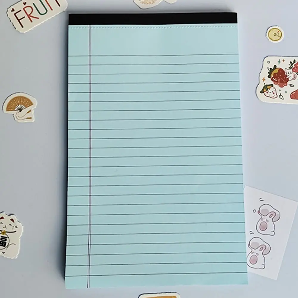 دفتر ملاحظات A5/A4 متعدد الوظائف 50 ورقة قابل للتمزيق، لوحة كتابة قانونية للطلاب