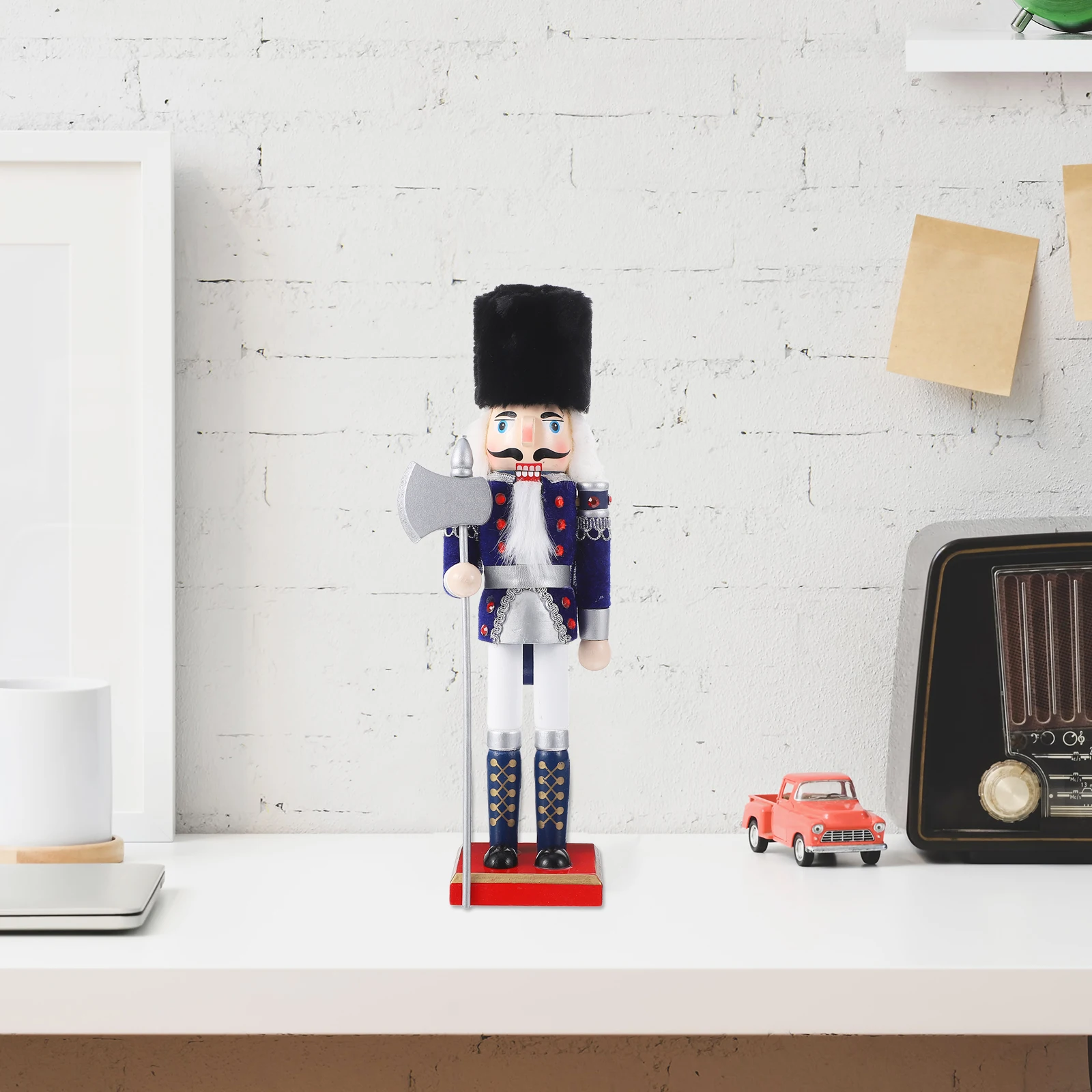 

Nutcracker Soldier Decoration Ornament Christmas Nutcrackers Wooden Walnut Decorations Sculpture Office