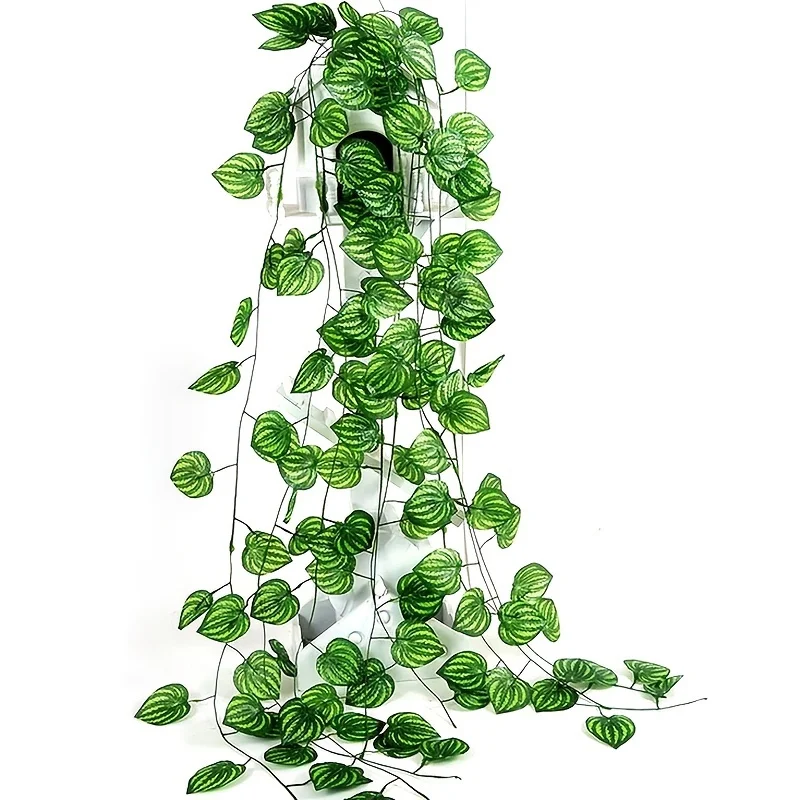 6pcs Artificial Ivy Leaves Plants Garland Plant Vines Fake Flowers Home Bedroom Party Garden Wedding Decoration Hanging Plants