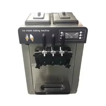 Macchina per fare il gelato di grande capacità Macchina per gelato in acciaio inossidabile 304 con macchina per gelato a compressore