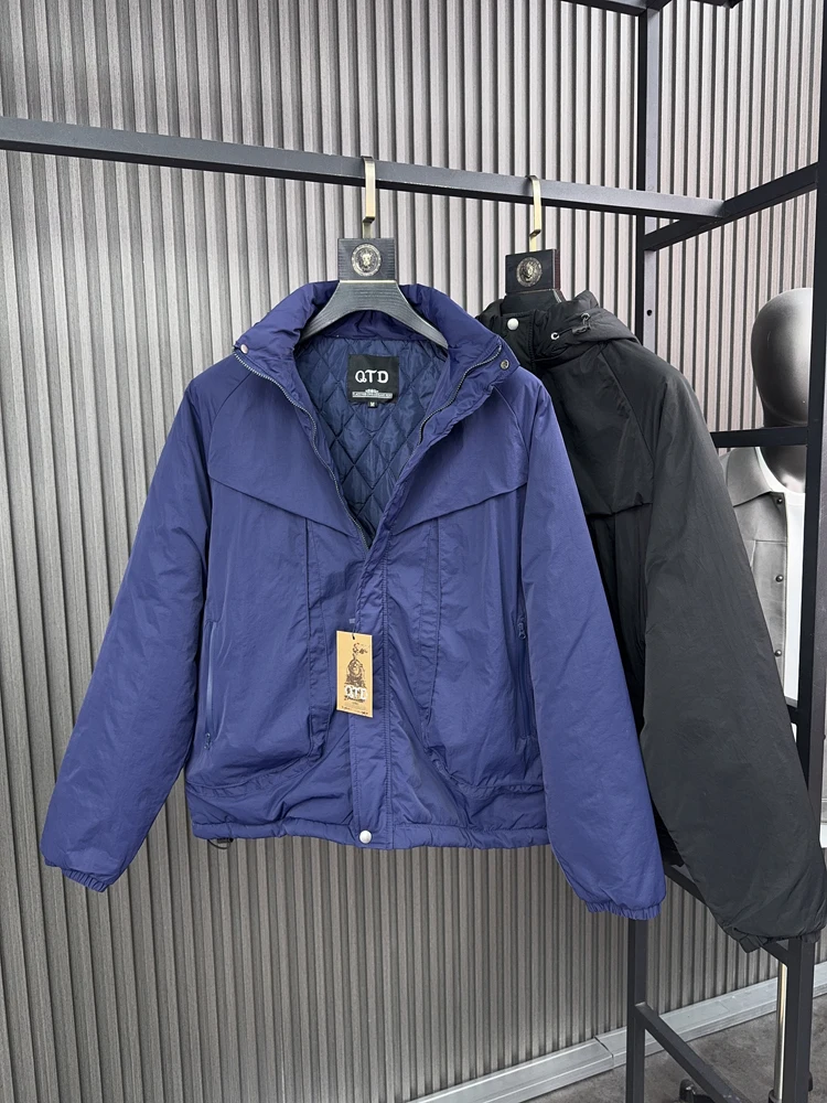 

Men's Thiened Cotton Jaet Autumn Winter Faion Casual Warm Hat Removable Stand Fit Pampa& Basic Urban Sle