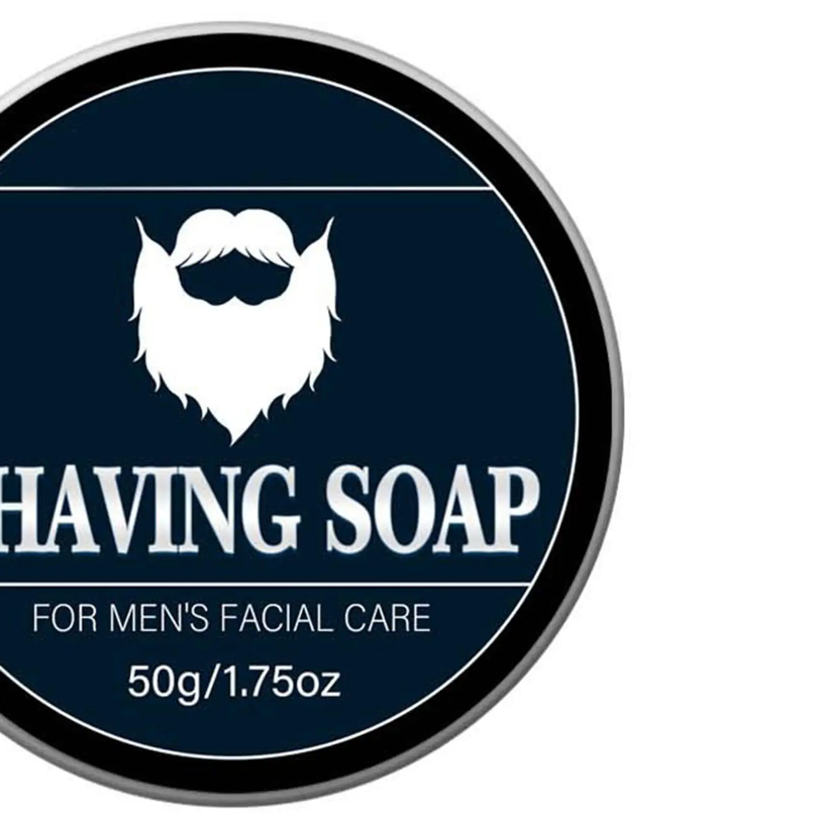 Jabón de afeitar cómodo espumoso, crema de afeitar suave de lujo para el hogar, salón de barbería