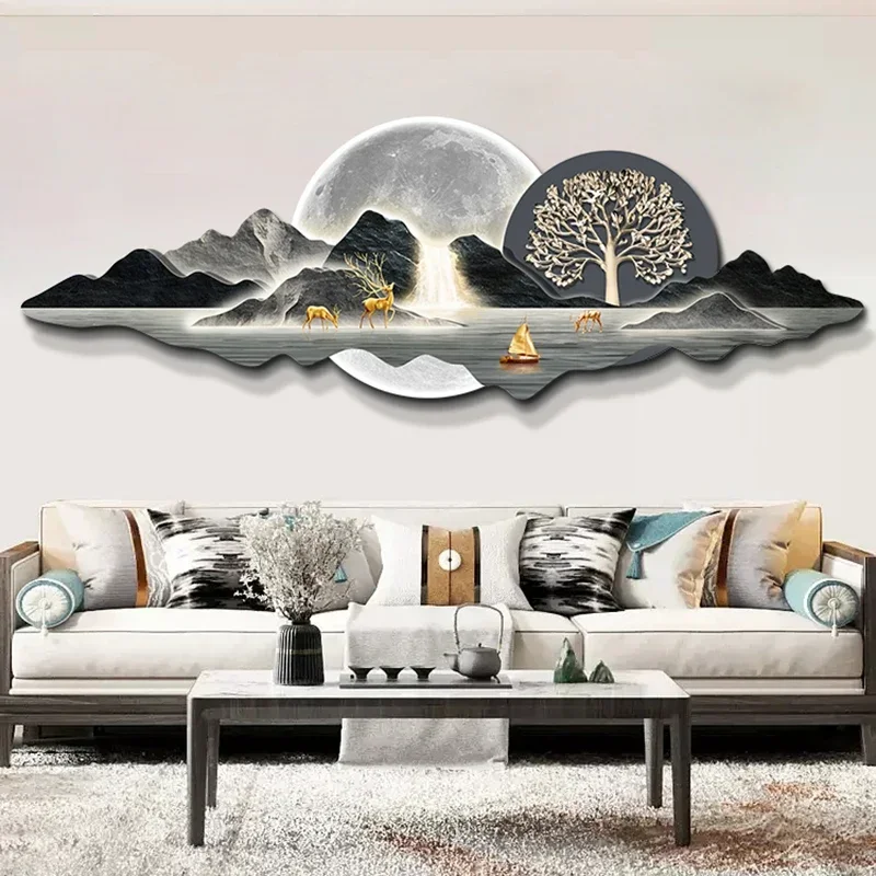 

Living Room Wall Clocks Art Mural Aesthetic Design Creative Wall Watch Nordic Fashion Horloge Murale Living Room Decoration