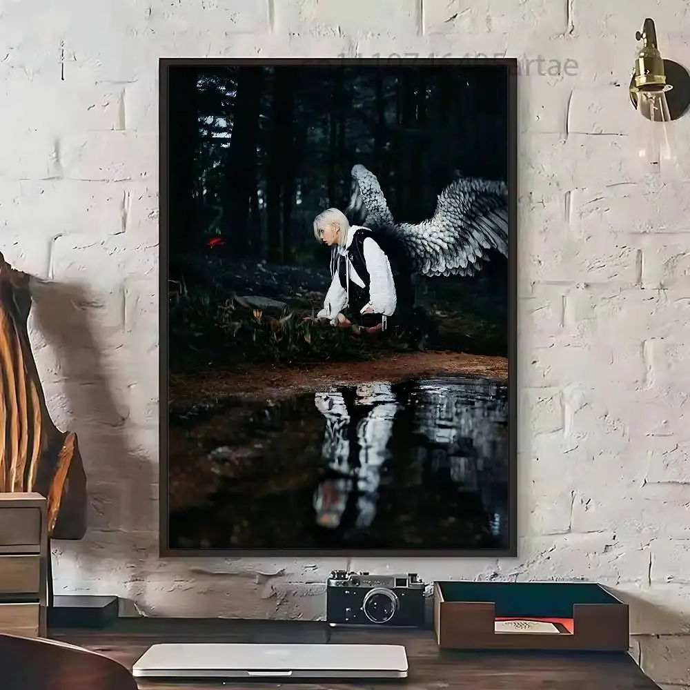 F-Felix Lee S-SKZ Artists Canvas Painting for Living Room Home Decor Poster Fans Gifts-unframed