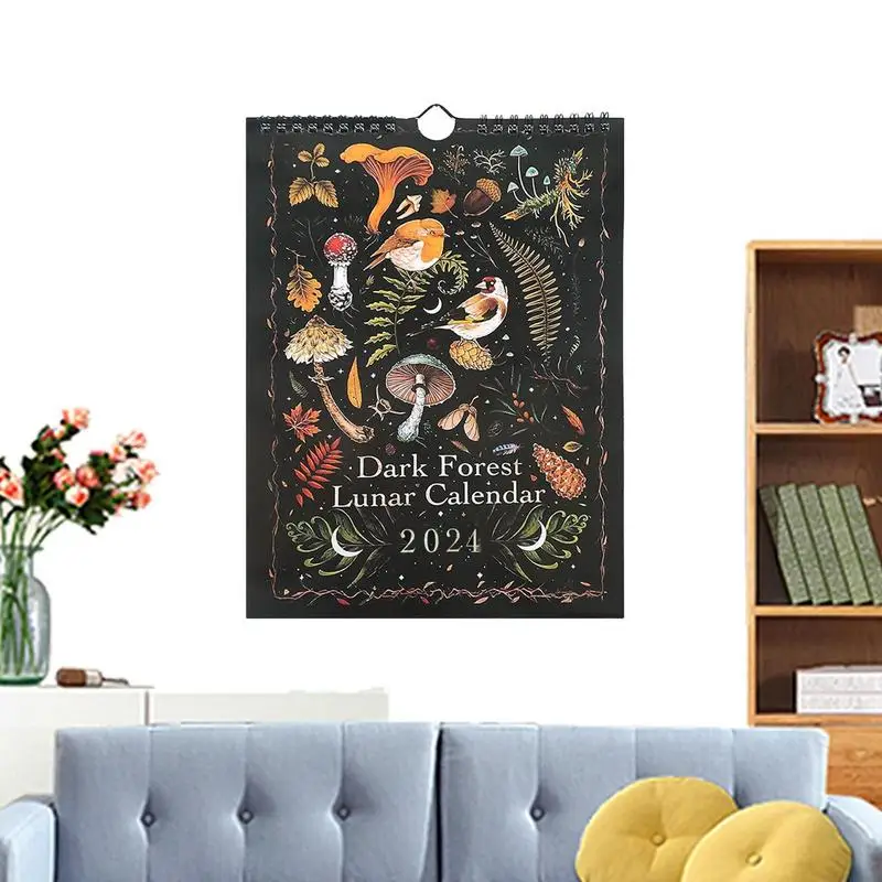 

Dark Forest Lunar Calendar 2024 Waterproof Wall Calendars With 12 Illustrations Of Dark Forest Scenes Waterproof Lunar Calendar