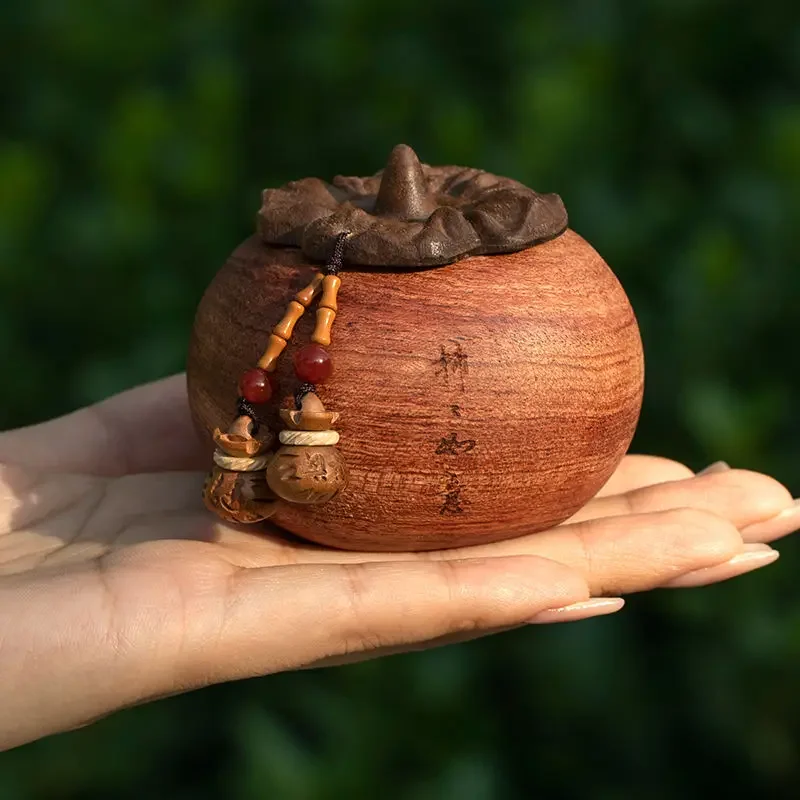 

MOYU ручной работы из натурального дерева ароматерапевтический диффузор хурма Ruyi автомобильный домашний декор эфирное масло орнамент дзен счастливая коллекция подарков
