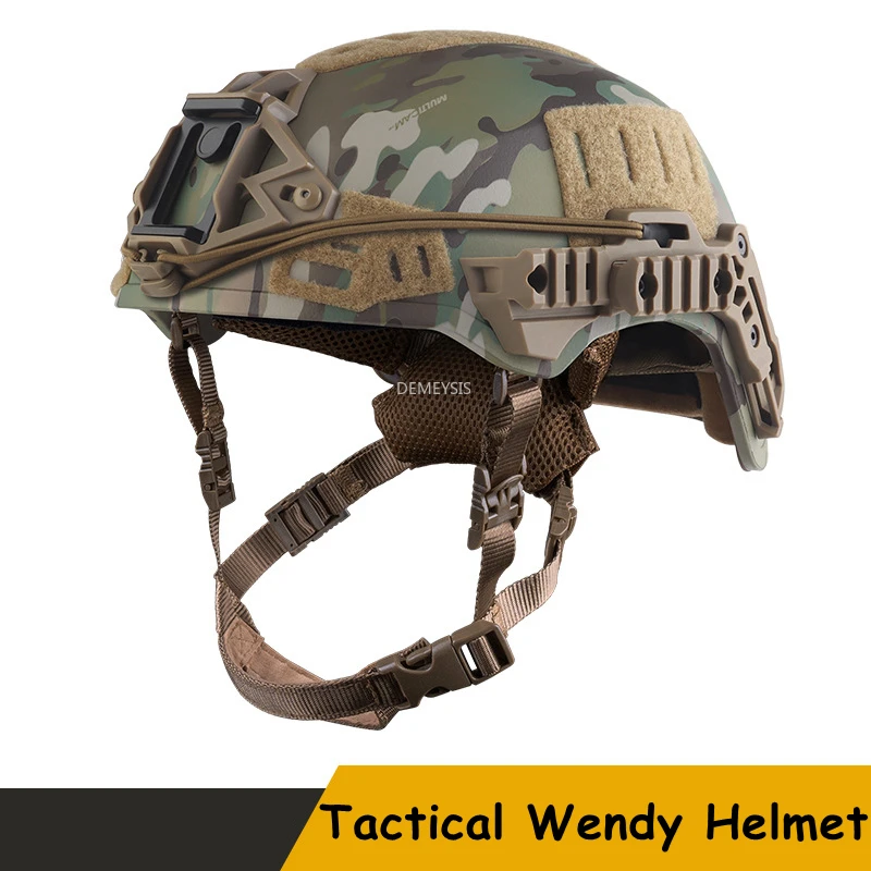 

Airsoft Wendy Helmets Adjustable Head Size Outdoor Shooting Hunting Sports Protection Head Gear Tactical CS Team Wendy Helmet