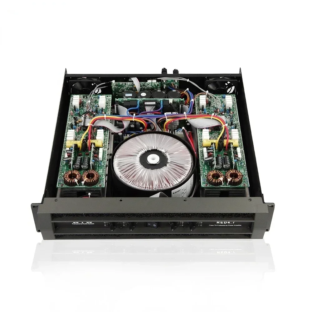 

Professional 2U audio output transformer power amplifier studio and high-quality audio system for live performances