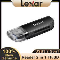 Lexar 2-in-1 Card Reader Mini 300U Memory Card Read Flash SD MicroSD USB3.2 Gen1 Multi-Function USB-A Dual Card Fast Transfer