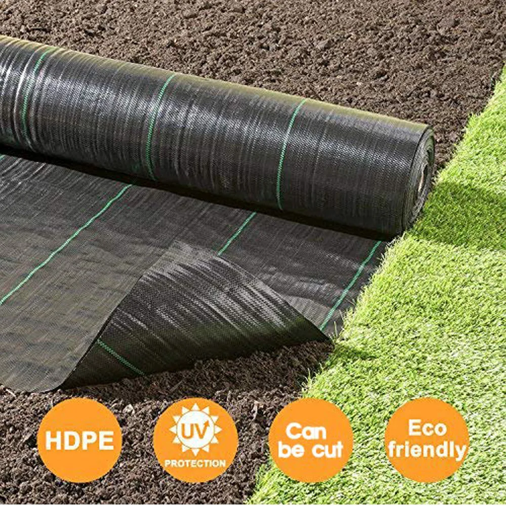 Non Woven Weed Blocker Fabric Heavy Duty Weed Barrier Landscape Fabric for Outdoor Gardens Garden Landscaping Fabric Roll
