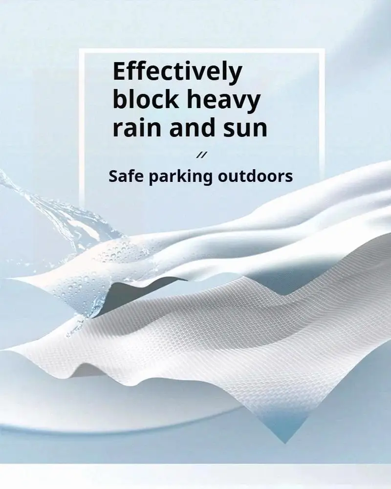 لغطاء سيارة مقاوم للماء ومقاوم لأشعة الشمس مناسب عالمي لسيارات الدفع الرباعي سيدان يحمي من أغطية سيارات الغبار الثلجي