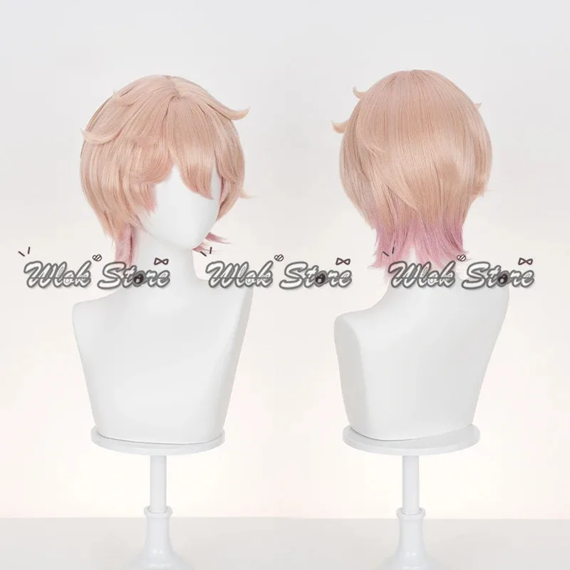 

zizi 2025 игра Genshin Impact Dahlia косплей парик термостойкие короткие розовые волосы для мужчин и женщин карнавал Хэллоуин вечерние ролевые игры Acc