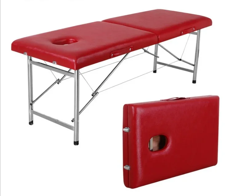 High Quality Best Stainless Steel Portable Foldable Lash Beauty Spa Massage Table Massage Bed
