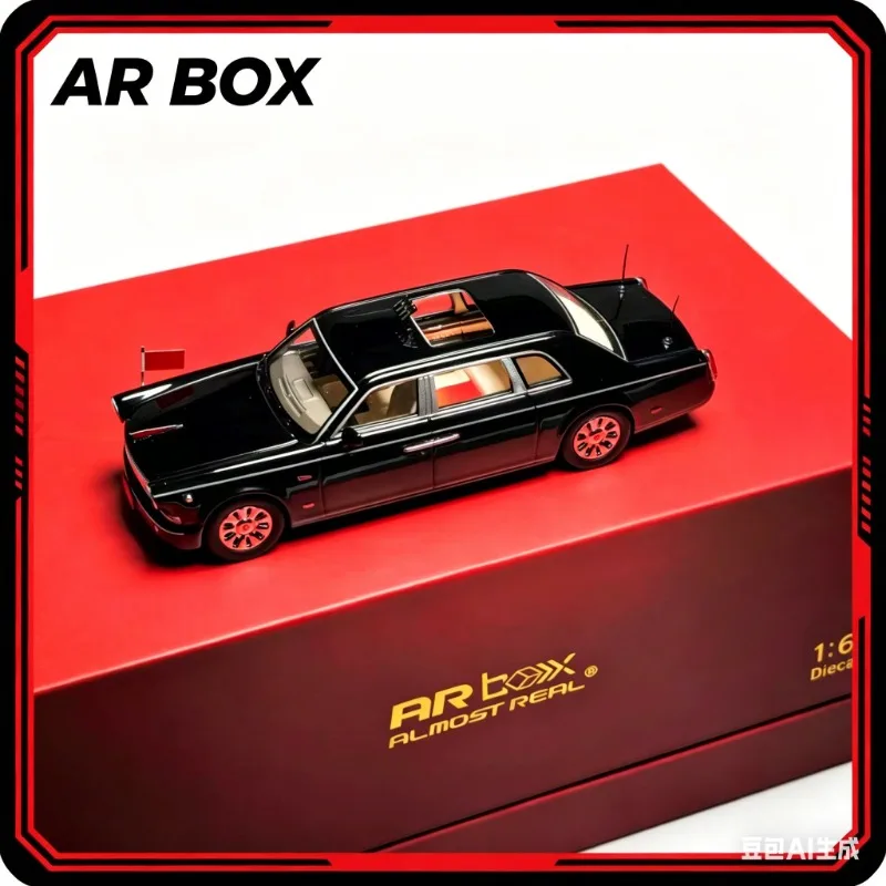 

ARbox 1:64 Red Flag CA7601 Review Car Gift Box Packaging Collection Alloy Die Casting Car Models, Simulation Static Ornaments