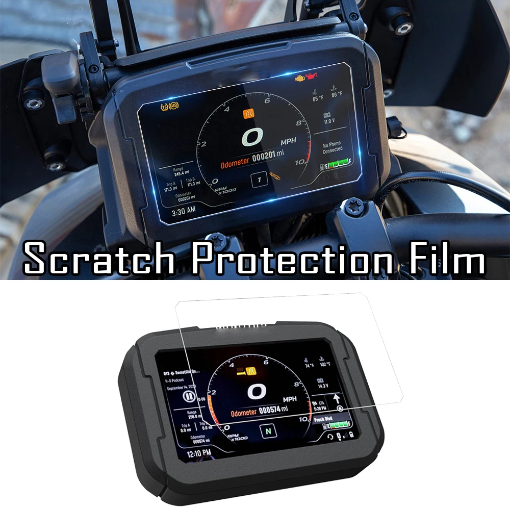 

Fit FOR HARLEY PAN AMERICA 1250 S PA1250 S PANAMERICA1250 2021 Motorcycle TFT LCD Dashboard Cluster Scratch Protection Film HD