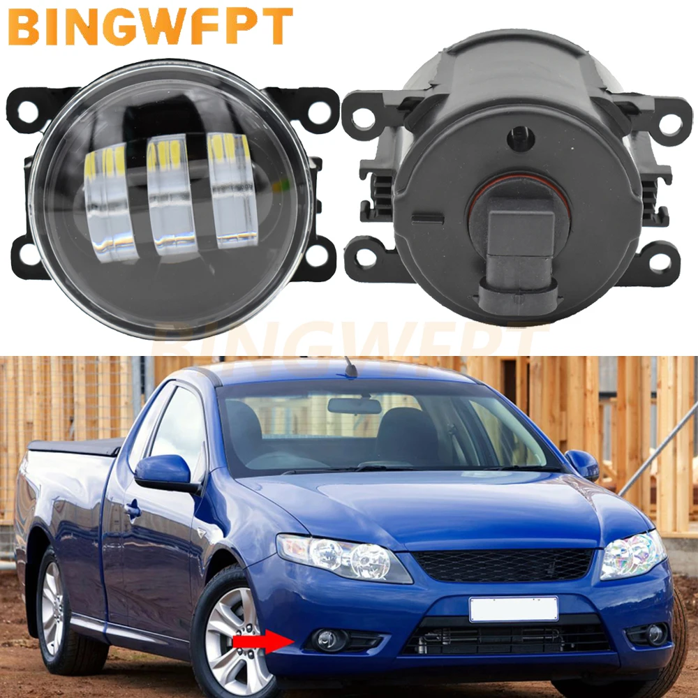 

2x For Ford (FG MK1) Falcon XR6 G6 G6E XT 2008 2009 2010 2011 LED Fog Light Fog Lamp Front Bumper Fog Lights Headlight Foglamps