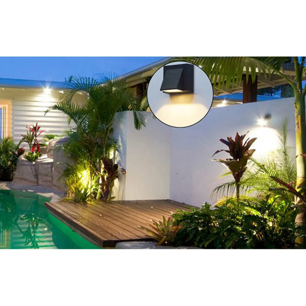 

1Pcs Outdoor Wall Light High Brightness LED Wall Sconce Waterproof Warm White Lighting Garden Yard Lamp Exterior Porch Security