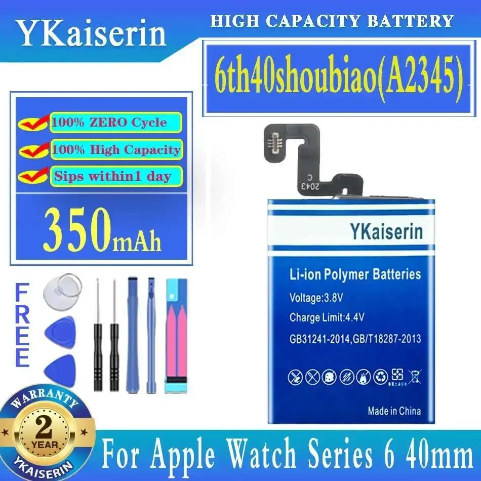 

Watch Battery 350Mah Durable For Apple Series 6 S6 40Mm A2345