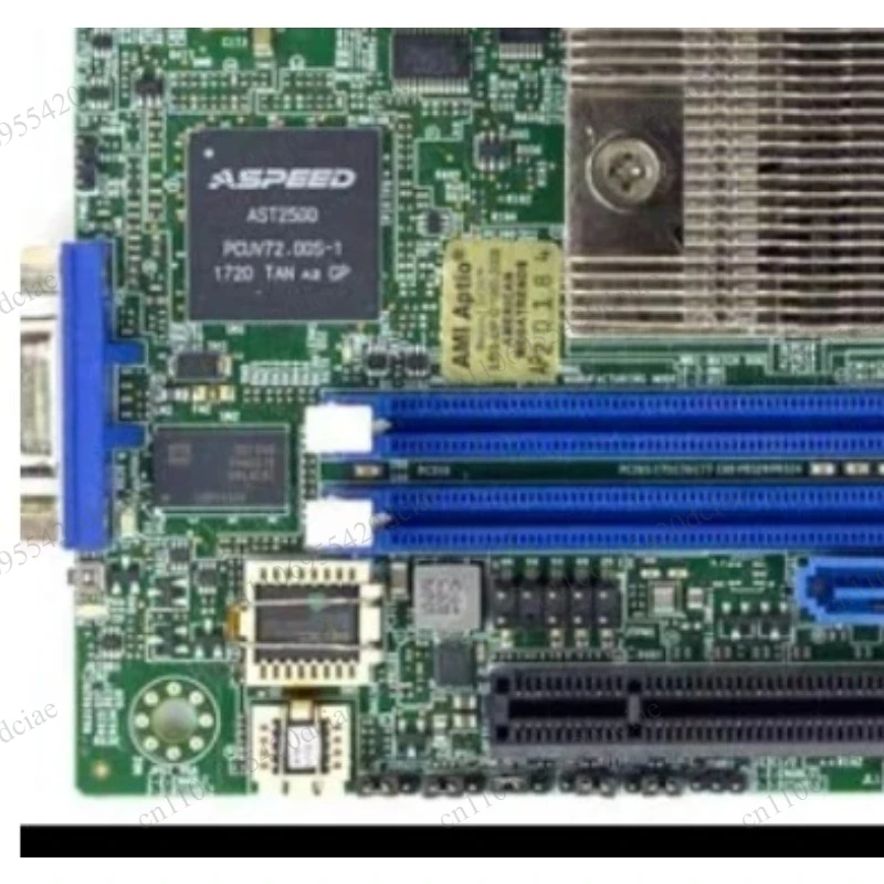Dual 10 Gigabit Ports X11SDV-4C-TLN2F, D-2123IT Quad Core NAS Server Motherboard