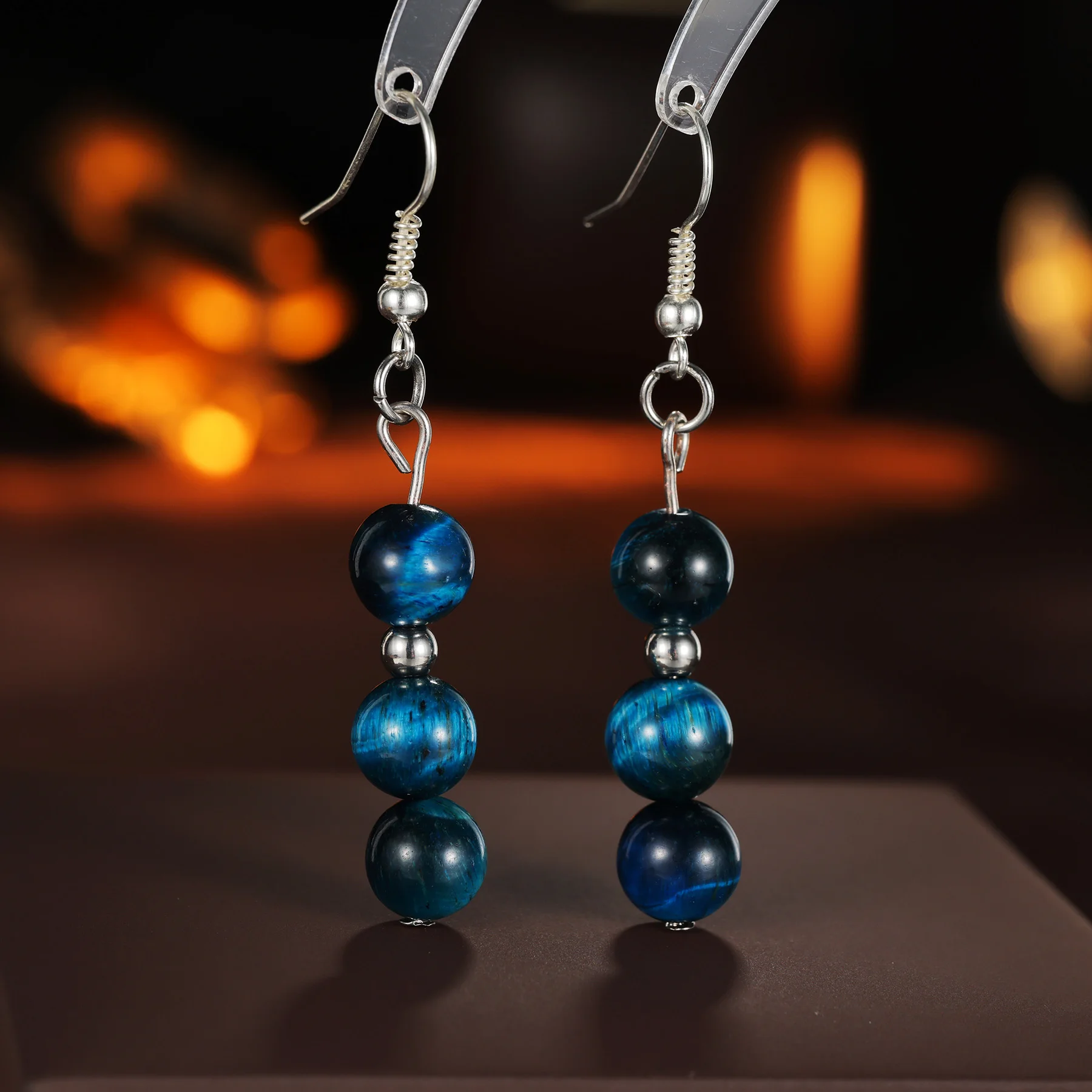 Fashion Statement Vintage Women Multi Colors Beads Gem Hanging Dangle Long Earrings for Lady Jewelry bijoux piercing brincos