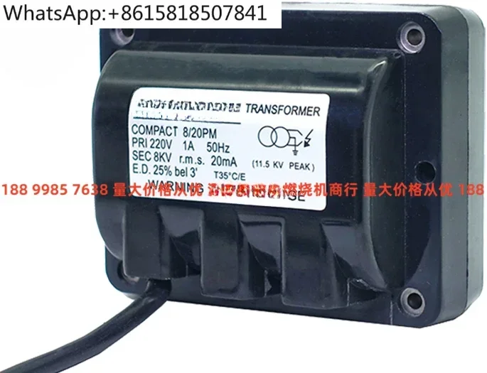 2 * 4KV 1 * 8KV coil type methanol burner accessories igniter